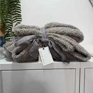 Barefoot Dreams Cozy Gray Blanket